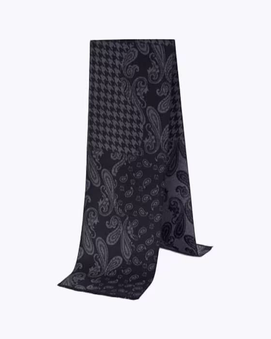 شال گردن موهر مردانه زنانه دورو طرح سنتی جوراب نوین